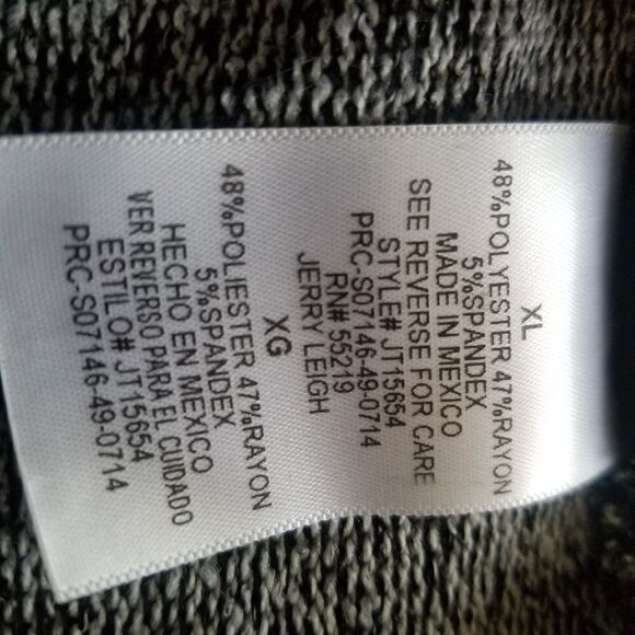 STRANDED " WILD AT HEART" BLACK WHITE KNIT SWEATER. SIZE XL. - Picture 8 of 10